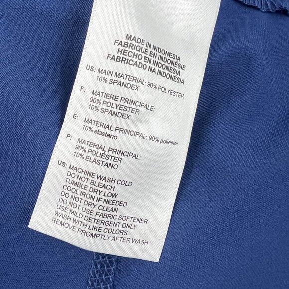 Adidas Golf Womens Floral  Print Hem Skirt Blue Knit Size S - Picture 3 of 11